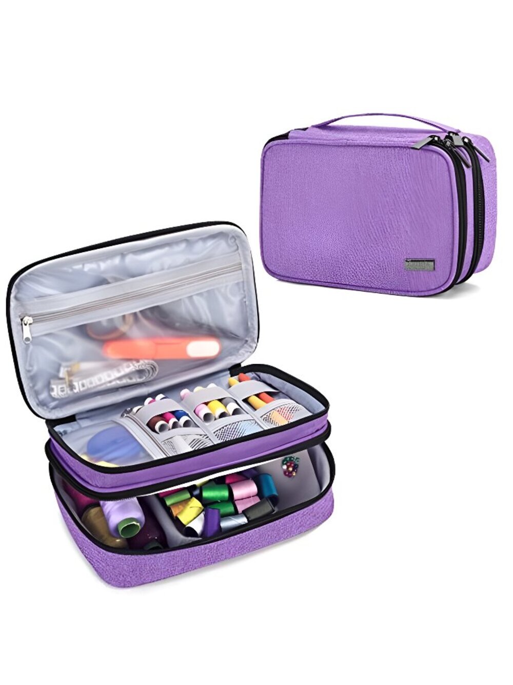 Sewing Accessories Organizer, Double-Layer Sewing Supplies Organizer